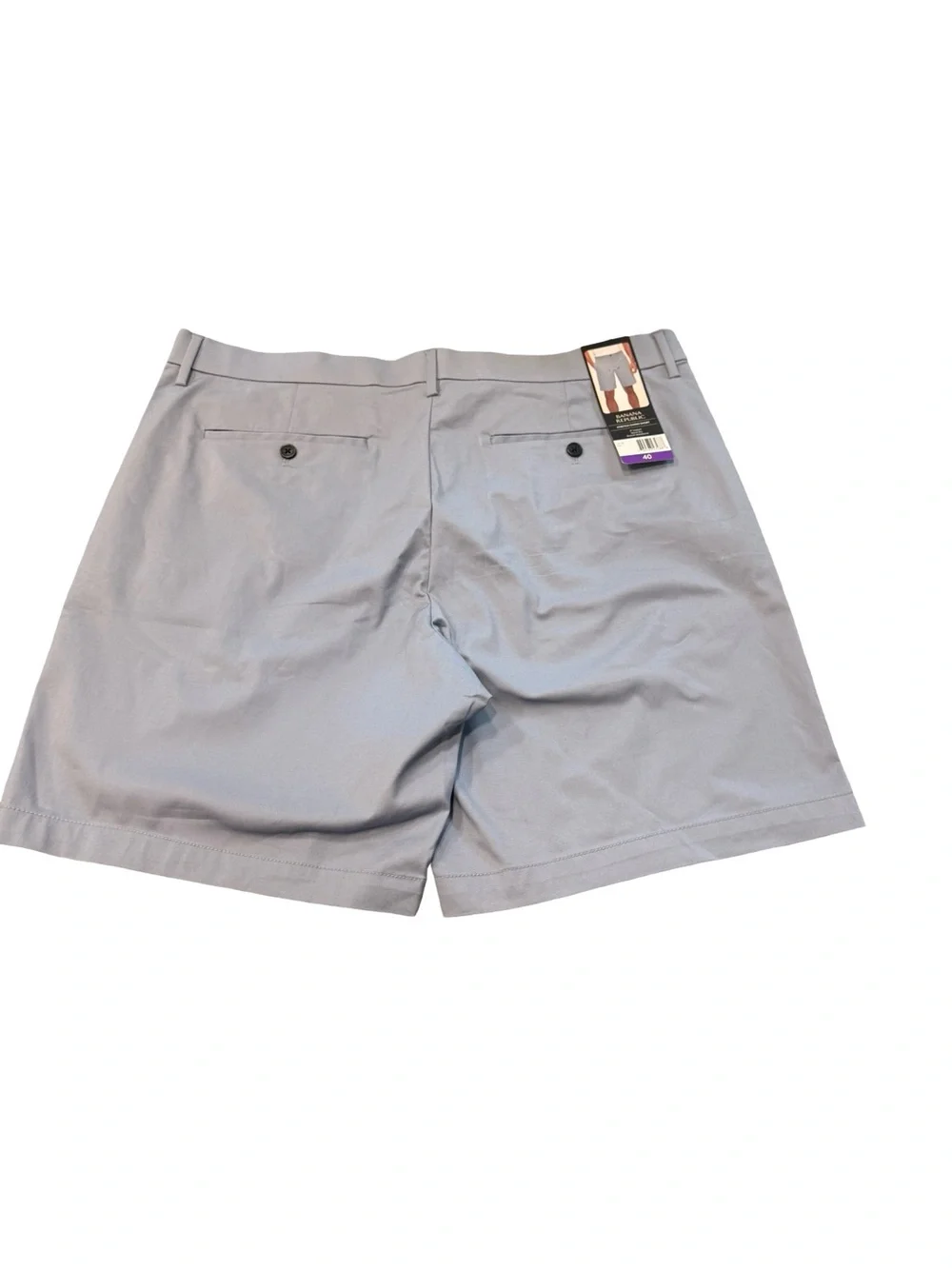 Banana Republic Stretch Chino Shorts Men’s 40 Light Blue NWT Quick Dry 9”